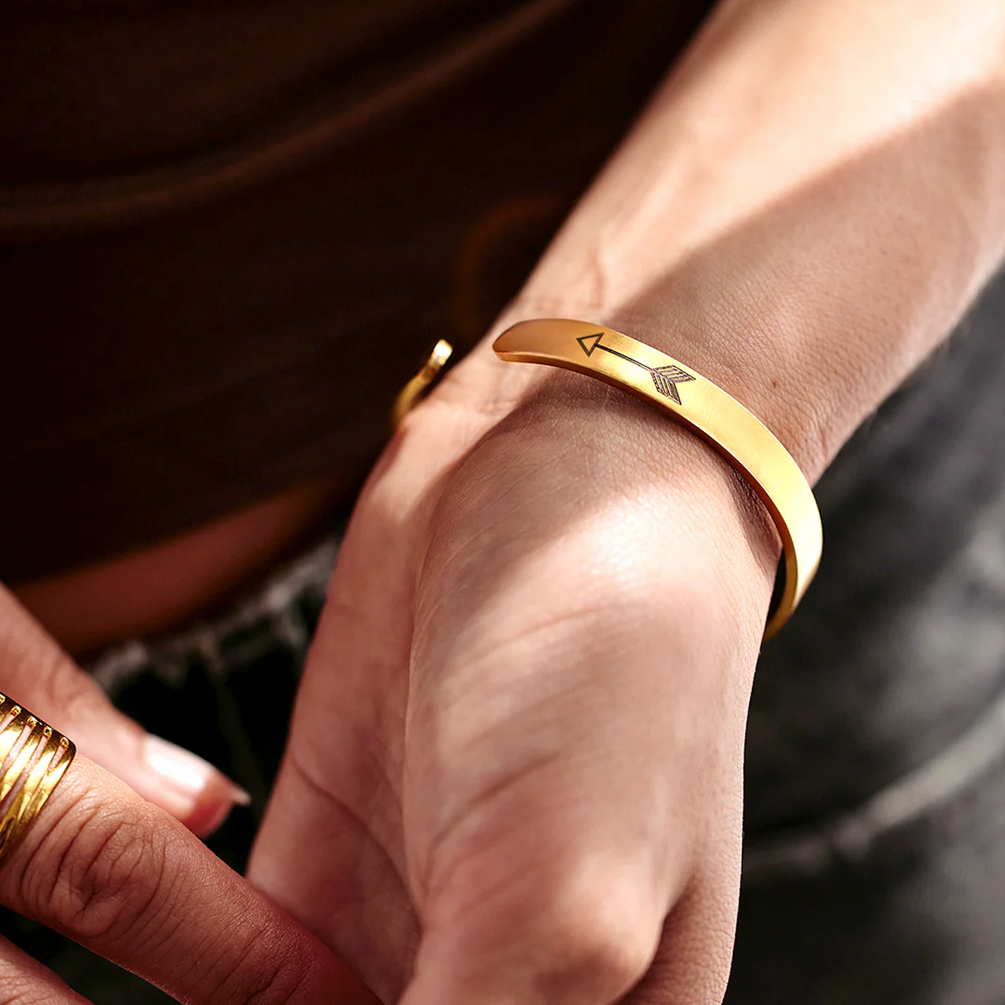 AX Motivational Cuff Bracelet