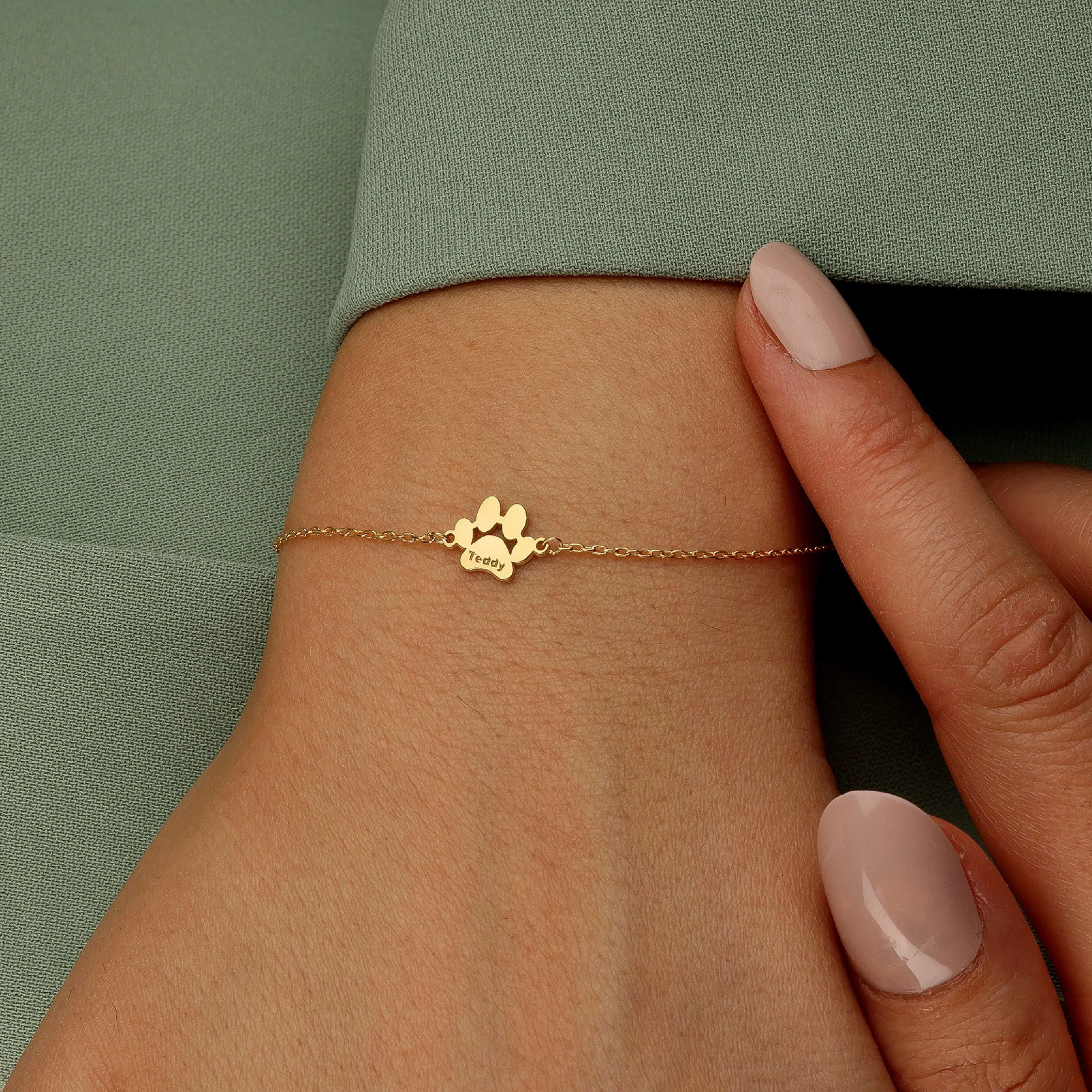 Custom Paw Bracelet
