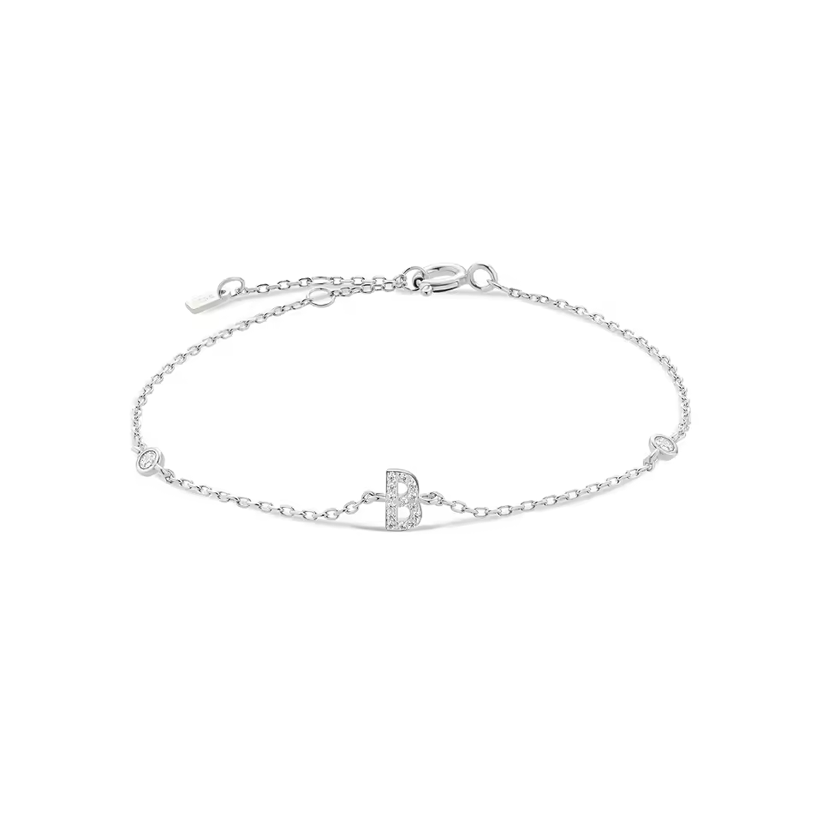 AX Station Initial Bracelet