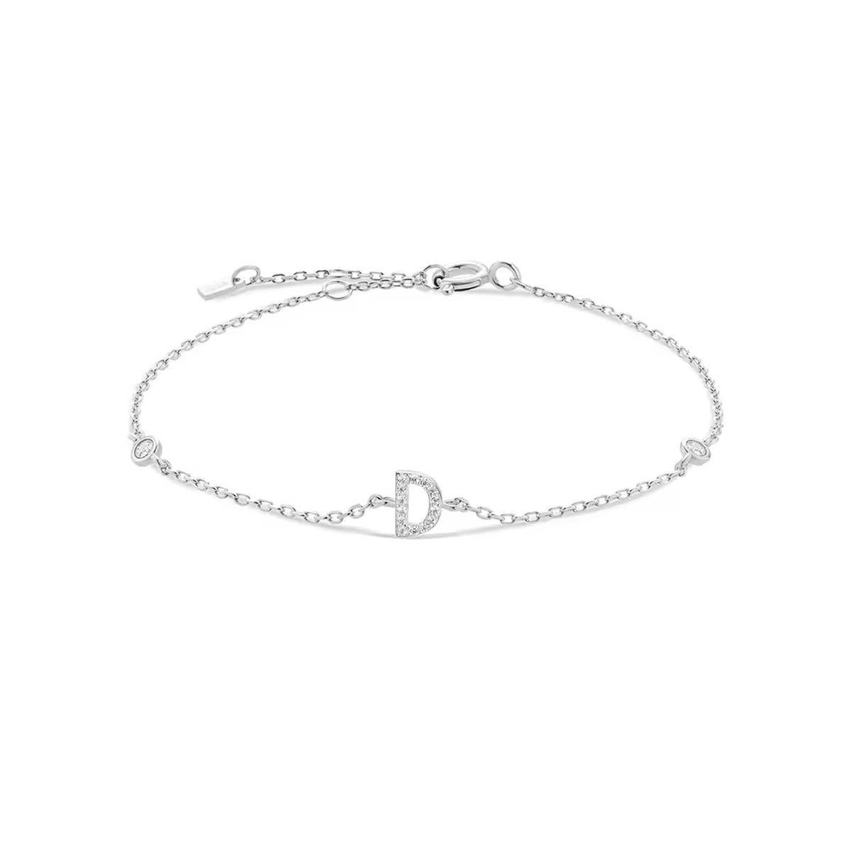 AX Station Initial Bracelet
