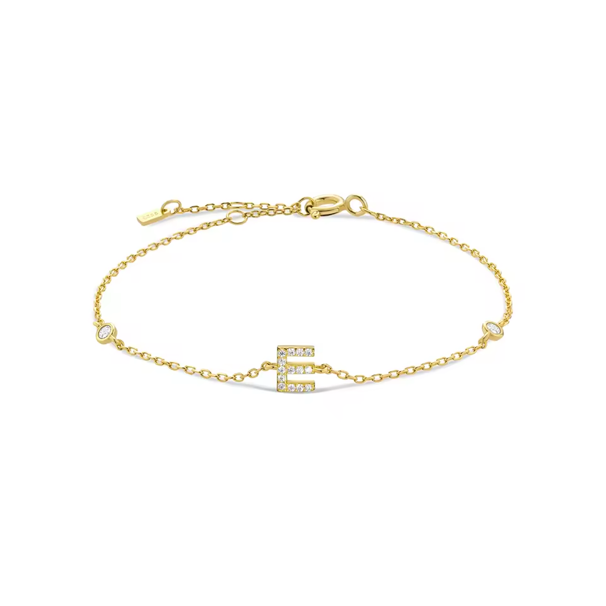 AX Station Initial Bracelet