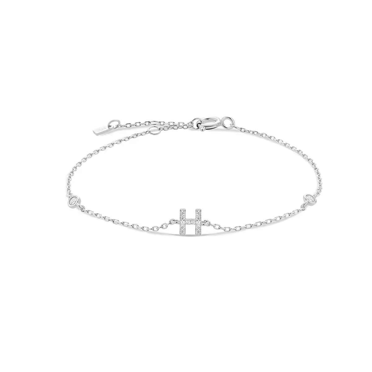 AX Station Initial Bracelet