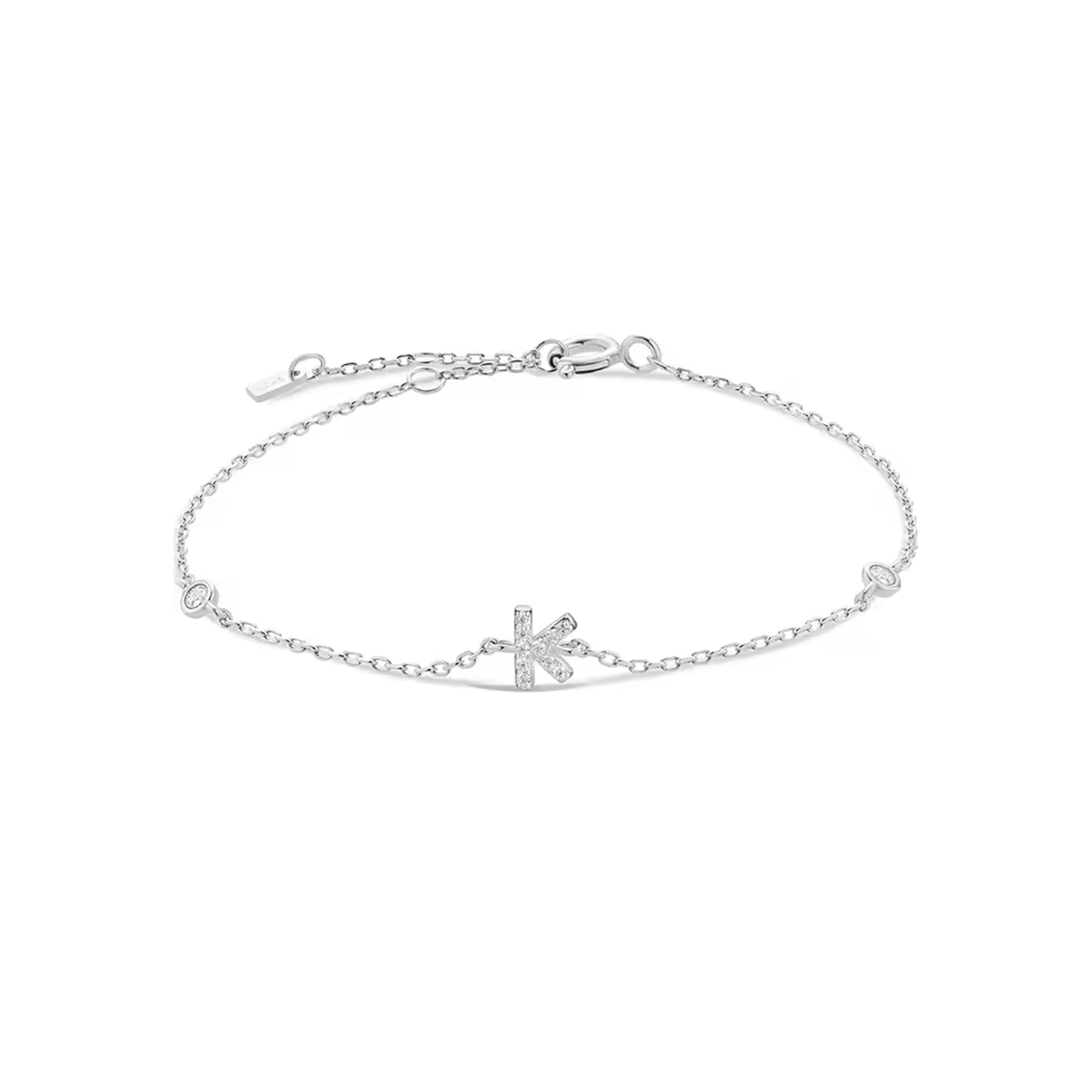 AX Station Initial Bracelet