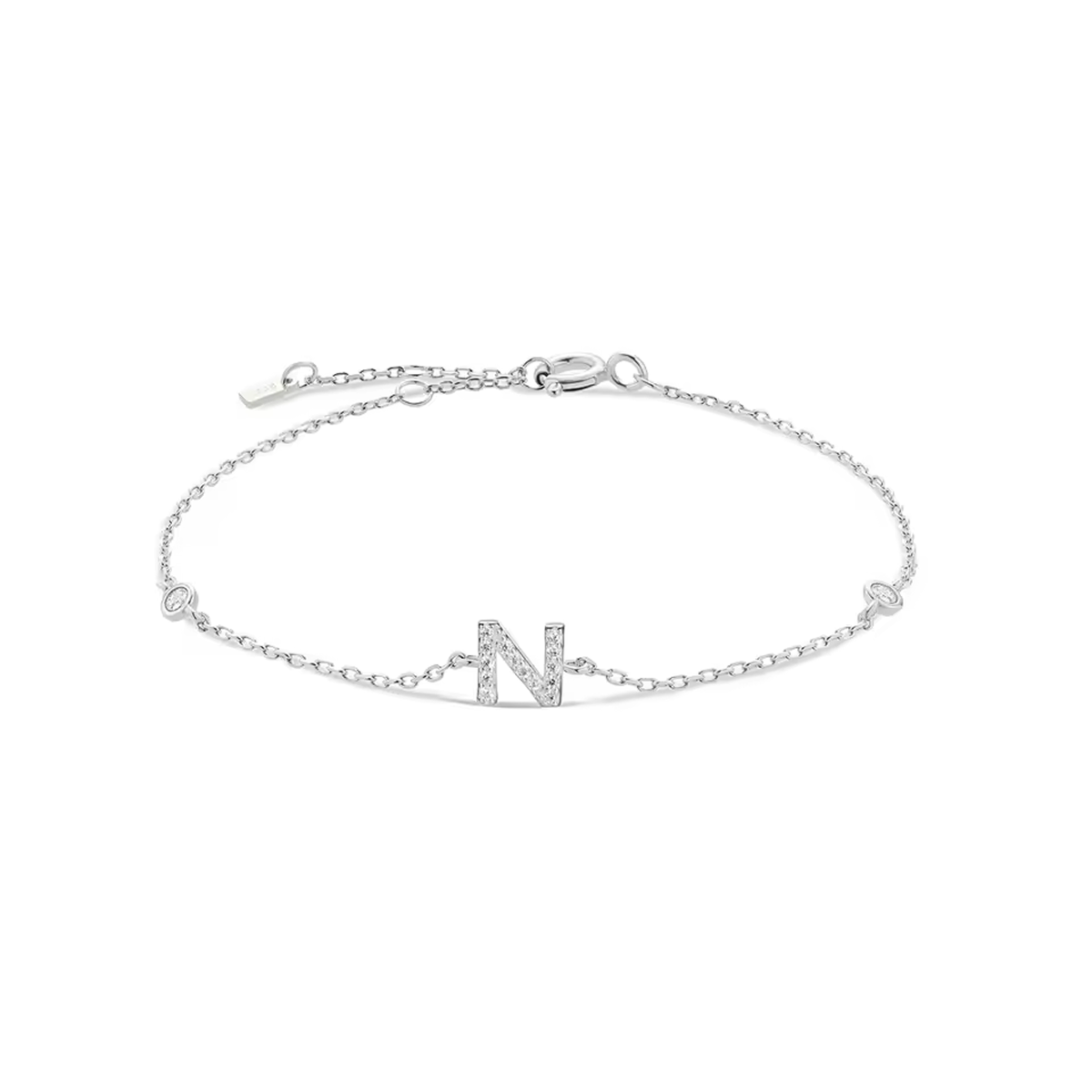 AX Station Initial Bracelet