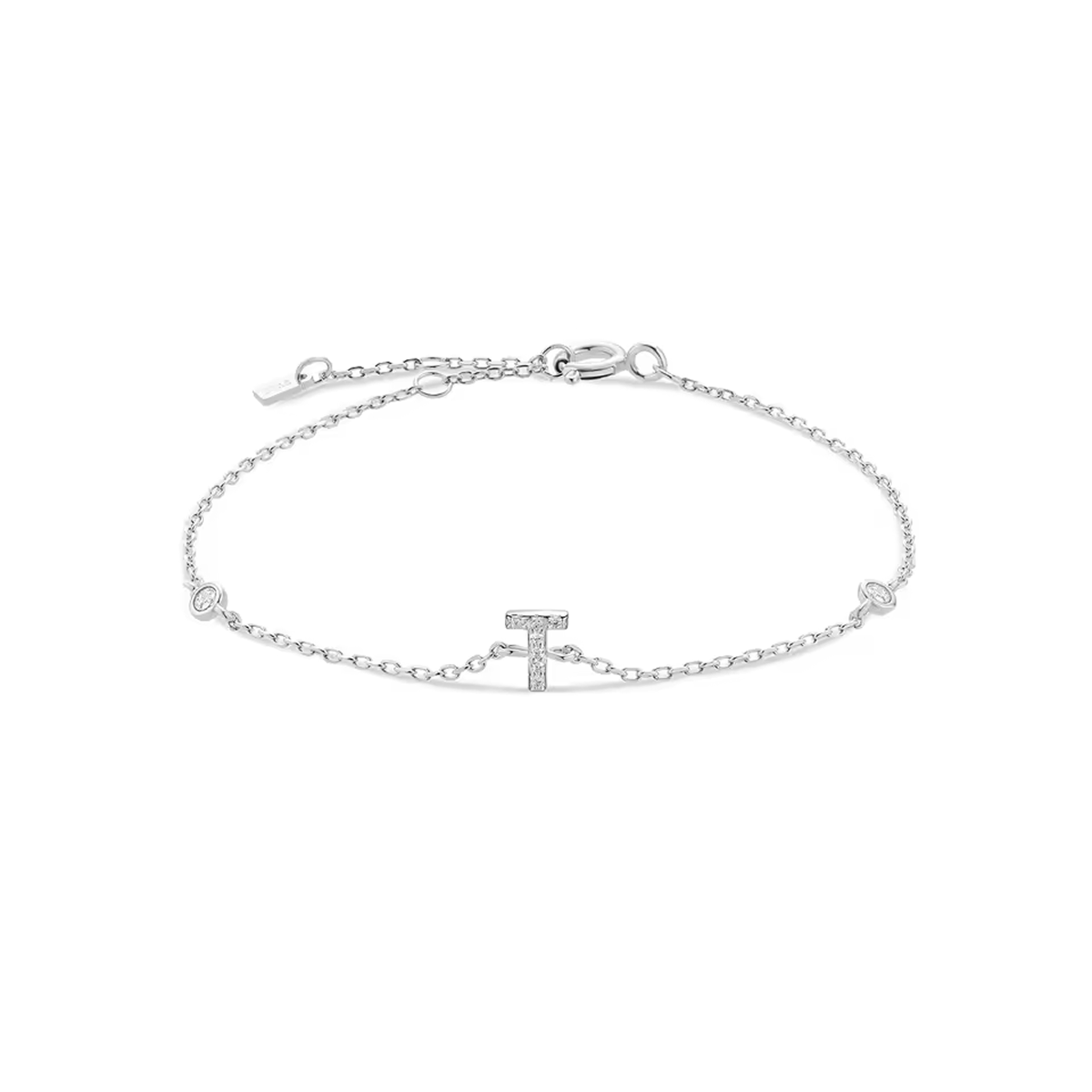 AX Station Initial Bracelet