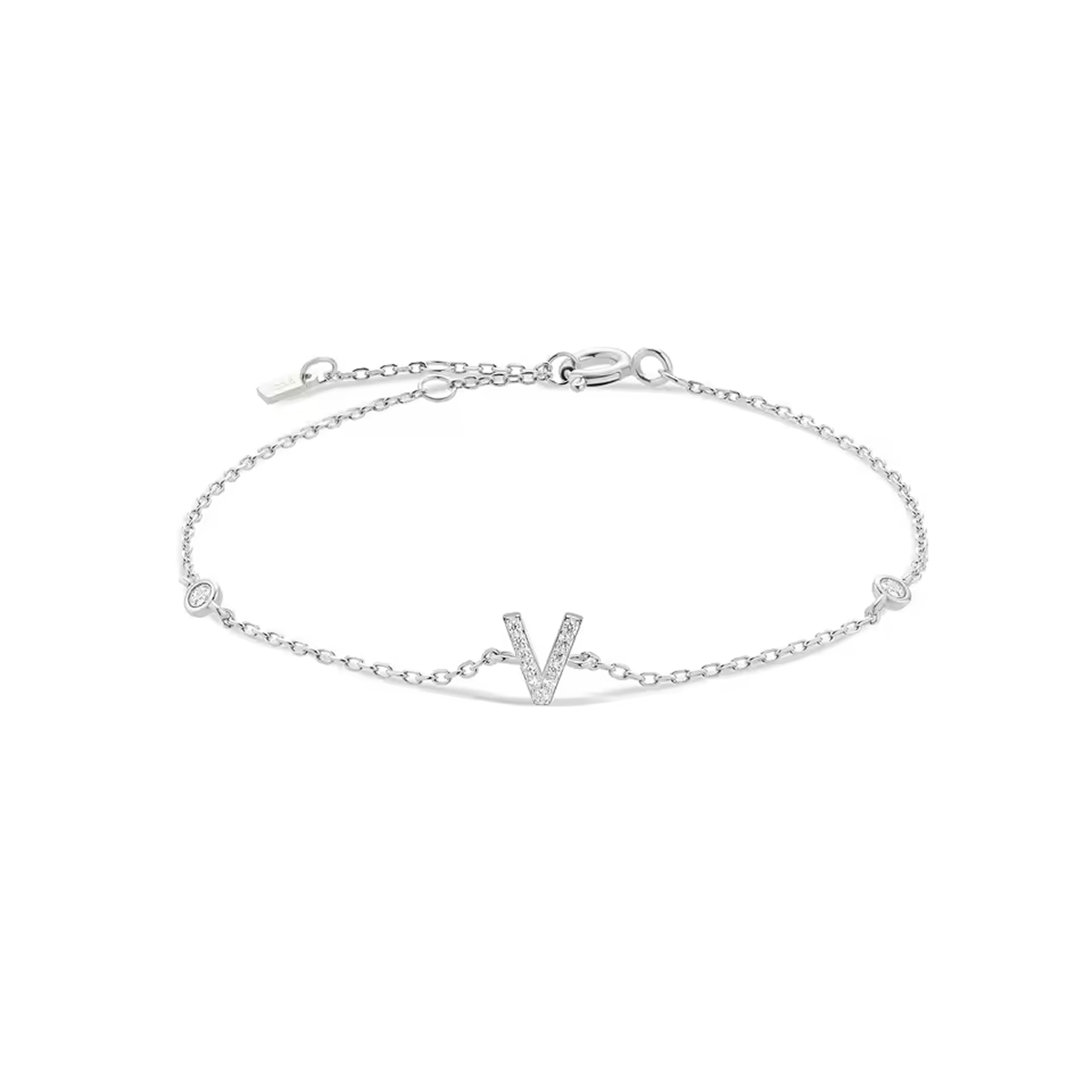 AX Station Initial Bracelet